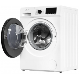 Стиральная машина MONSHER MWDM 665 Blanc, 10.5 кг, 13 программ, инверторный двигатель, 1400 об/мин, белая.