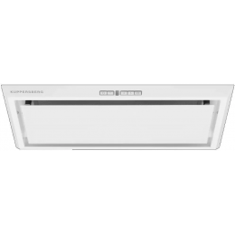 Встраиваемая вытяжка Kuppersberg Intro 60 W, 1000 м³/ч, белая, отвод/рециркуляция