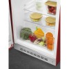 Холодильник SMEG/ Холодильник SMEG, ВхШхГ 970х545х659 мм, отдельностоящий, стиль 50-х, однокамерный, внутренняя морозильная камера, объем 122 л, стандартный компрессор, энергоэффективность D, цвет красный