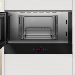 Микроволновая печь Bosch BFR7221B1, 21 л, 900Вт, 5 режимов, инвертер, черный, петли справа