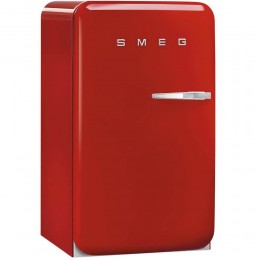Холодильник SMEG/ Холодильник SMEG, ВхШхГ 970х545х659 мм, отдельностоящий, стиль 50-х, однокамерный, внутренняя морозильная камера, объем 122 л, стандартный компрессор, энергоэффективность D, цвет красный