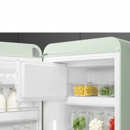Холодильник SMEG FAB28LPG6, 270 л, стиль 50-х, инверторный компрессор, пастельный зеленый