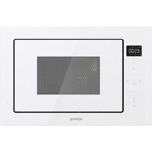 Встраиваемая микроволновая печь GORENJE, 25 л, белая, с электронным управлением и открыванием дверцы влево - идеальное решение для вашей кухни