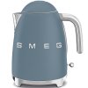 Чайник SMEG 1.7 л, 2400 Вт, нержавеющая сталь, синий шторм - стиль 50-х