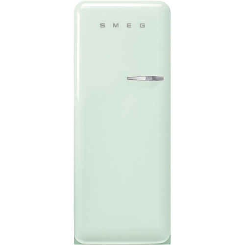 Холодильник SMEG 50-х годов, однокамерный с морозильной камерой, 270 л, пастельный зеленый, инверторный компрессор, LED освещение