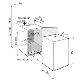 Встраиваемый морозильник Liebherr IFSd 3904-22 001, ниша 88 см, Pure, SmartFrost, 4 контейнера, door sliding.