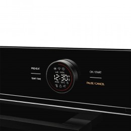 Встраиваемый духовой шкаф Kuppersberg HT 612 Black, 72 л, 12 режимов, А+, гидролизная очистка.