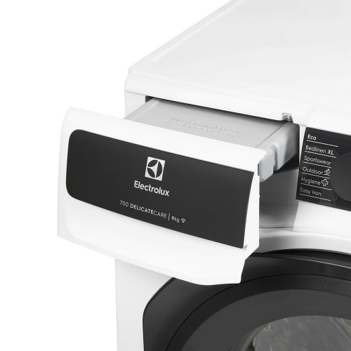 Сушильный барабан ELECTROLUX с тепловым насосом, 9 кг, 12 программ, инверторный мотор, белый, глубина 63.8 см