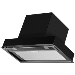 Встраиваемая вытяжка Kuppersberg Nancy 60 Black, 60 см, 850 м³/ч, 5 скоростей, турбо, сенсорное управление, 42 дБ, LED, таймер, черный.