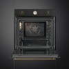 Встраиваемый духовой шкаф SMEG Coloniale 60 см – 9 режимов, пиролиз, 65 л, галогенная подсветка, таймер и Soft Close