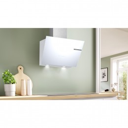 Наклонная вытяжка Bosch DWK66PJ20T, 700 м³/ч, 60 см, белая, touch control