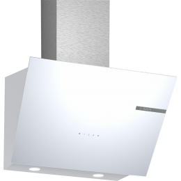 Наклонная вытяжка Bosch DWK66PJ20T, 700 м³/ч, 60 см, белая, touch control