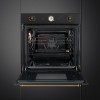Встраиваемый духовой шкаф SMEG Coloniale 60 см – 9 режимов, пиролиз, 65 л, галогенная подсветка, таймер и Soft Close