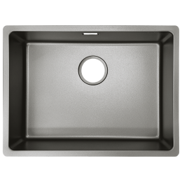 METAL 5944 titan 1 чаша 550*400*205, общий размер: 590*440*200, монтаж: универсальный, материал: нержавеющая сталь AISI 304, цвет: титан