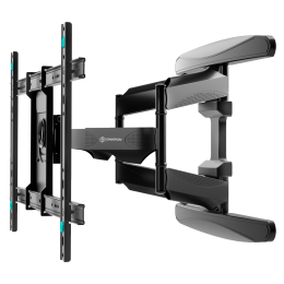 Кронштейн ONKRON M6L black 40-75 VESA до 400x600, наклон -5°/+8°, поворот ±140°, макс. нагрузка 45,5 кг.