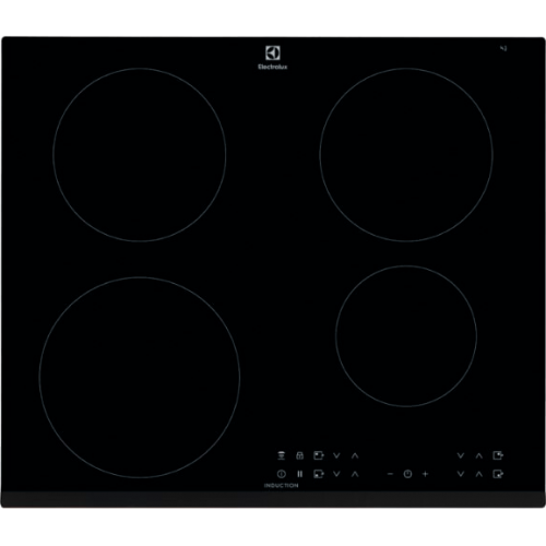 Индукционная варочная поверхность ELECTROLUX на 4 конфорки, стеклокерамика, мощность 7200 Вт, независимая установка (59x52 см)