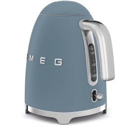 Чайник SMEG klf03sbmeu, 1.7 л, 2400 Вт, нержавеющая сталь, стиль 50-х, синий шторм