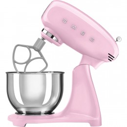 Планетарный миксер SMEG SMF05PKEU, 1000 Вт, 4.8 л, 10 скоростей, розовый