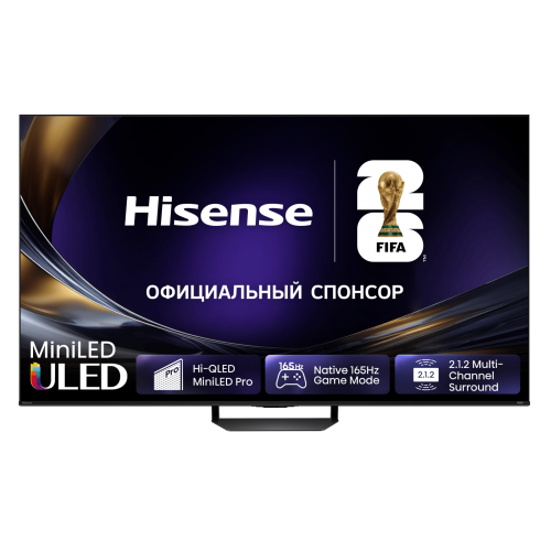 Телевизор ЖК 65 Hisense Ultra HD Mini LED с Dolby Atmos, HDR 10+ и Smart TV