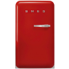 Холодильник SMEG/ Холодильник SMEG, ВхШхГ 970х545х659 мм, отдельностоящий, стиль 50-х, однокамерный, внутренняя морозильная камера, объем 122 л, стандартный компрессор, энергоэффективность D, цвет красный
