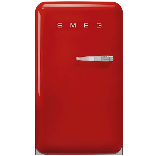 Холодильник SMEG/ Холодильник SMEG, ВхШхГ 970х545х659 мм, отдельностоящий, стиль 50-х, однокамерный, внутренняя морозильная камера, объем 122 л, стандартный компрессор, энергоэффективность D, цвет красный