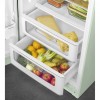 Холодильник SMEG 50-х годов, однокамерный с морозильной камерой, 270 л, пастельный зеленый, инверторный компрессор, LED освещение