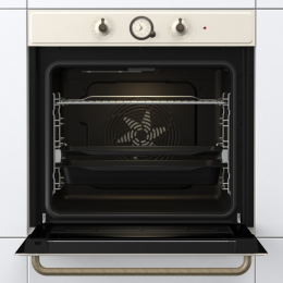Духовой шкаф Gorenje BOS67372CLI, 77 л, механическое управление, 3 стекла, динамическое охлаждение, макс. 300 °C.