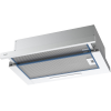 Встраиваемая телескопическая вытяжка 60 см с LED освещением, 670 м³/ч, механическим контролем и 2 скоростями работы из нержавеющей стали