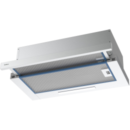 Вытяжка тел 60 x, 60 см, 2 скорости, LED, нерж. сталь, 670 м³/ч