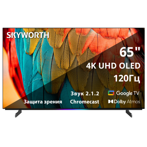 65'' OLED Ultra HD Телевизор с Google TV, 120Hz, Dolby Atmos и Bluetooth – Идеальный выбор для вашего дома!