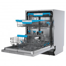 Посудомоечная машина KORTING KDI 60977, 60 см, 14 комплектов, 3 корзины, Easy Lift, 8 программ.