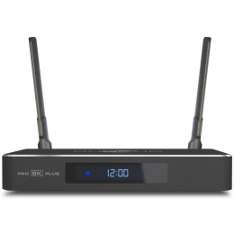 Медиаплеер/ Mediaplayer Dune HD Pro 8K Plus: 8K/60 Hz/Dolby Vision/HDR10+/HDR, CPU Amlogic S9284-K/J, RAM 8 Gb, Flash 64 Gb, 1xUSB3.0, 1xUSB2.0, LAN 1000Mb/s, WiFi 802.11ax, BT 5.2, HDMI 2.1a, S/PDIF, Audio Out miniJack, BT+Voice Remote Control, Android 1