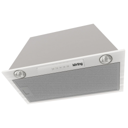 Вытяжка KHI 6530 X, 60 см, 450 м³/ч, механическое управление, 3 режима, угольный фильтр, нержавеющая сталь