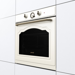Духовой шкаф Gorenje BOS67372CLI, 77 л, механическое управление, 3 стекла, динамическое охлаждение, макс. 300 °C.
