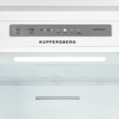 Встраиваемый холодильник Kuppersberg: двухкамерный, 334 л, суперохлаждение и суперзаморозка