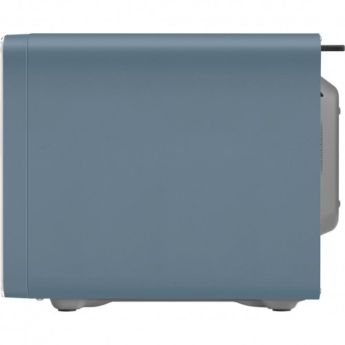 Микроволновая печь SMEG, отдельностоящая, объем 29 л, 4 функции приготовления, гриль, 18 автоматических программ, быстрый старт, размораживание, мощность 900 Вт, 5 уровней мощности, инвертер + поворотный стол, цвет синий шторм
