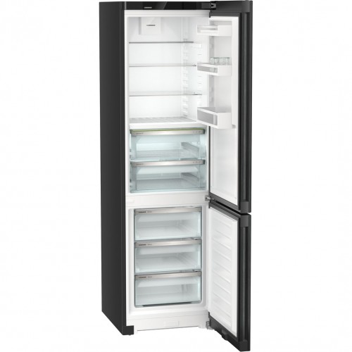 Холодильник LIEBHERR с BioFresh и NoFrost, 201.5 см, A++, двери BlackSteel, 5 контейнеров, дисплей на двери