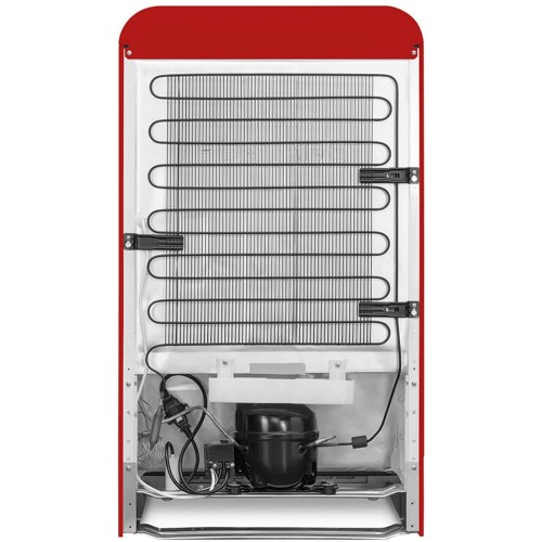 Холодильник SMEG/ Холодильник SMEG, ВхШхГ 970х545х659 мм, отдельностоящий, стиль 50-х, однокамерный, внутренняя морозильная камера, объем 122 л, стандартный компрессор, энергоэффективность D, цвет красный