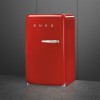 Холодильник SMEG/ Холодильник SMEG, ВхШхГ 970х545х659 мм, отдельностоящий, стиль 50-х, однокамерный, внутренняя морозильная камера, объем 122 л, стандартный компрессор, энергоэффективность D, цвет красный