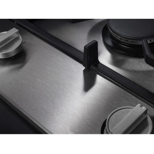 Встраиваемая газовая панель ASKO 476653 - 4 конфорки, Super Vario Wok, нержавеющая сталь, механическое управление