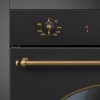 Встраиваемый духовой шкаф SMEG Coloniale 60 см – 9 режимов, пиролиз, 65 л, галогенная подсветка, таймер и Soft Close