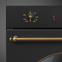 Встраиваемый духовой шкаф SMEG SFP68C1TAO, 60 см, 65 л, 9 режимов, пиролиз, таймер, галогенная подсветка, Soft Close