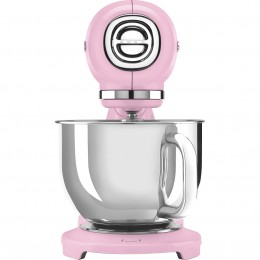 Планетарный миксер SMEG SMF05PKEU, 1000 Вт, 4.8 л, 10 скоростей, розовый