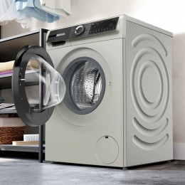 Bosch WGK264ZXME - Стиральная машина 11 кг, 1400 об/мин, A+++, серый, 845x598x590 мм, защита от детей, дисплей, таймер.