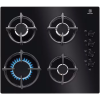 H1: Встраиваемая газовая варочная поверхность ELECTROLUX на закаленном стекле, 7650 Вт, с автоматическим электроподжигом и газ-контролем, размеры 58x51 см