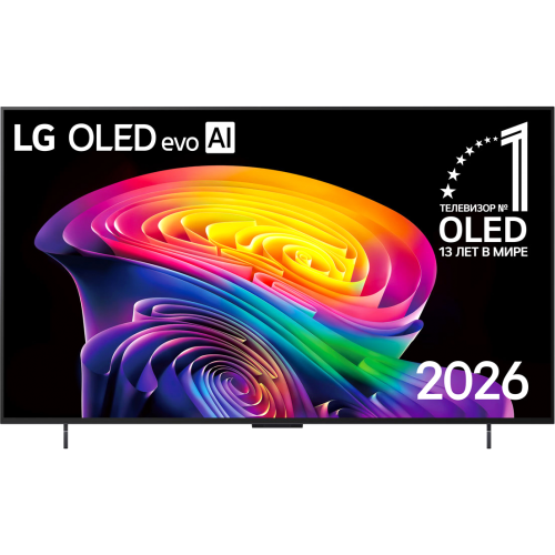 Телевизор 42'' LG/ 42'' OLED, Ultra HD, Smart TV(WebOS 26), Wi-Fi 6, Bluetooth v 5.3, MR NFC, 120Hz Native (VRR 165Hz), 2.0ch 20Вт, 4хHDMI, 2хUSB, 2 Pole, черный металл, 2026