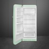 Холодильник SMEG 50-х годов, однокамерный с морозильной камерой, 270 л, пастельный зеленый, инверторный компрессор, LED освещение