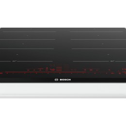 Индукционная, Home Connect Serie 8, cтеклокерамика, черная, ширина 60см, 4 индукционных зоны нагрева, FlexInduction, сенсорное управление DirectSelect, функции HomeConnect, таймер, индикация остаточного тепла, блокировка от детей