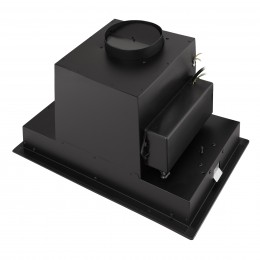 Вытяжка Korting KHI 6099 ICGN, 60 см, 900 м³/ч, 5 режимов, сенсорное управление, LED, черное стекло