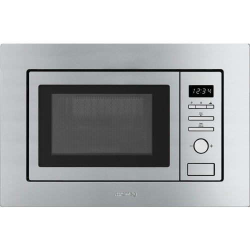 Встраиваемая микроволновая печь SMEG 60 см, высота 39 см, нержавеющая сталь - идеальное решение для вашей кухни